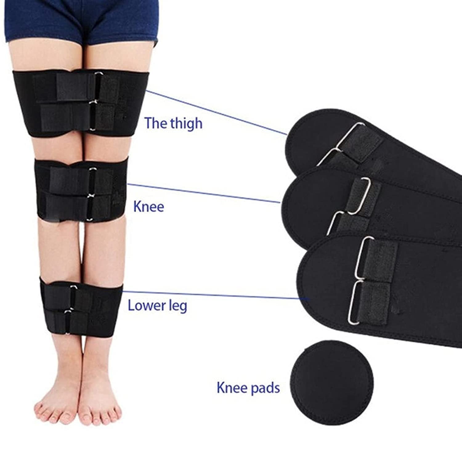 矯正用品・補助ベルト PODIATRIC Amazon.co.jp: 調節可能 O/X 脚補正ベルト 姿勢矯正 美脚 ひざ
